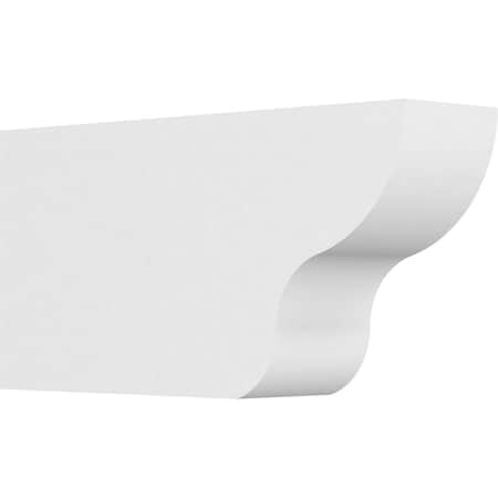 Ekena Millwork Standard Greensboro Architectural Grade PVC Rafter Tail, 4"W X 8"H X 16"L RFTP04X08X16GRN